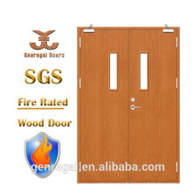 Porte en bois évaluée par GS BS476 faite sur commande de feu